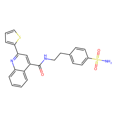 WAY-327480,N-(4-Sulfamoylphenethyl)-2-(thiophen-2-yl)quinoline-4-carboxamide