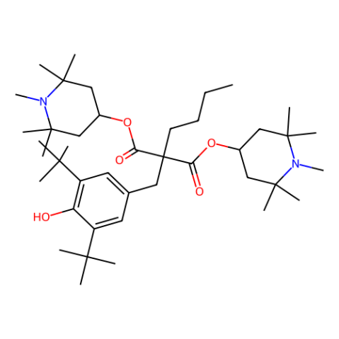 [[3,5-二叔丁基-4-羥基苯基]甲基]丁基丙二酸二(1,2,2,6,6-五甲基-4-哌啶基)酯,Bis(1,2,2,6,6-pentamethyl-4-piperidyl) [[3,5-bis(1,1-dimethylethyl)-4-hydroxyphenyl]methyl]butylmalonate