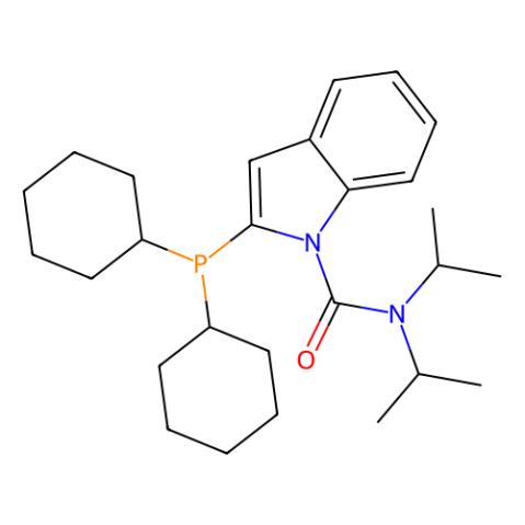 2-（二环己基膦基）-N，N-双(1-甲基乙基)-1H-吲哚-1-甲酰胺,2-(Dicyclohexylphosphino)-N,N-bis(1-methylethyl)-1H-indole-1-carboxamide