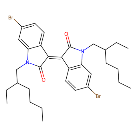 6,6'-二溴-N,N'-(2-乙基己基)異靛,6,6'-Dibromo-1,1'-bis(2-ethylhexyl)-[3,3'-biindolinylidene]-2,2'-dione