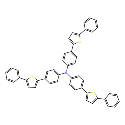 三[4-(5-苯基噻吩-2-基)苯基]胺,Tris[4-(5-phenylthiophen-2-yl)phenyl]amine