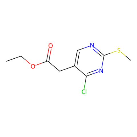 4-氯-2-甲基硫代-5-嘧啶乙酸乙酯,Ethyl 2-(4-chloro-2-(methylthio)pyrimidin-5-yl)acetate