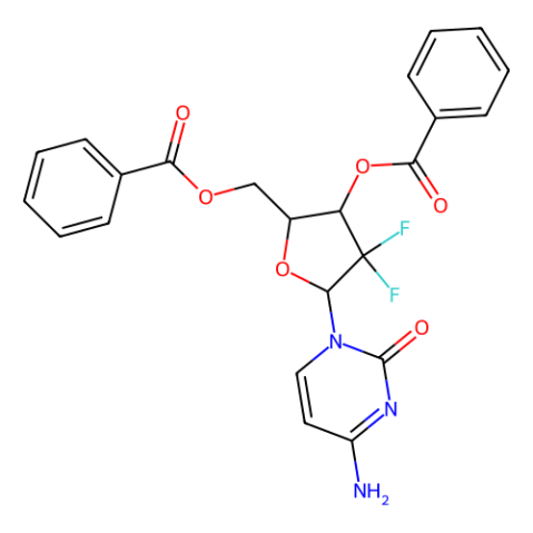 2',2'-二氟-2'-脱氧胞嘧啶核苷-3',5'-二苯甲酸酯,2',2'-Difluoro-2'-deoxycytidine-3',5'-dibenzoate