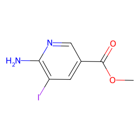 6-氨基-5-碘吡啶-3-羧酸甲酯,Methyl 6-amino-5-iodopyridine-3-carboxylate