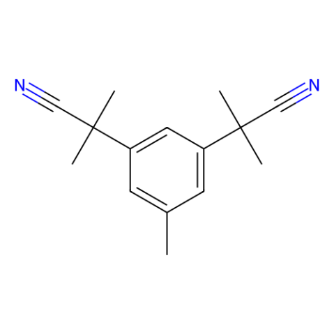 5,α,α,α',α'-五甲基-1,3-苯二乙腈,2,2'-(5-Methyl-1,3-phenylene)bis(2-methylpropanenitrile)