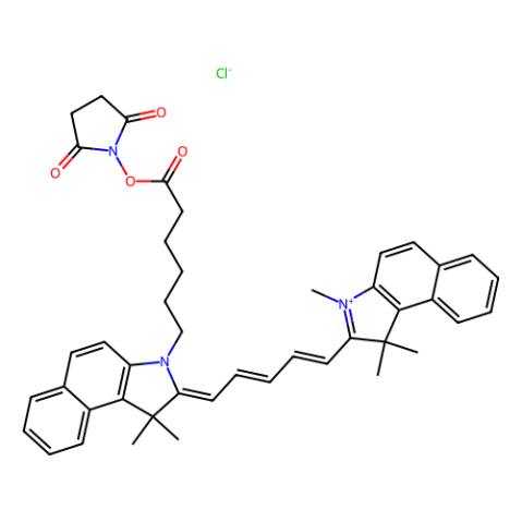 Cy5.5 N-羟基琥珀酰亚胺酯,Cy5.5 NHS ester