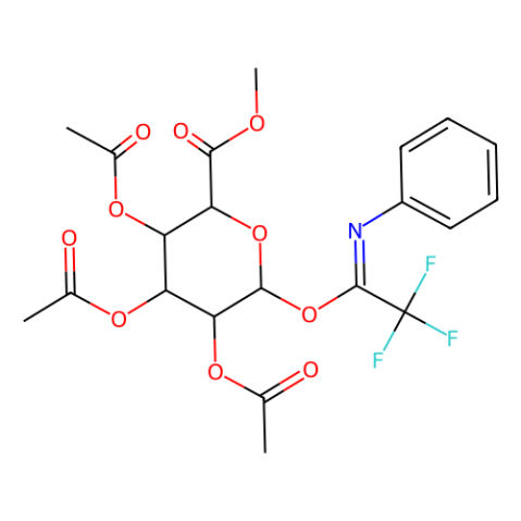 1-(2,2,2-三氟-N-苯基亞胺酯)-2,3,4-三-O-乙酰基-D-葡萄糖醛酸甲酯,1-(2,2,2-Trifluoro-N-phenylacetimidate)-2,3,4-tri-?O-acetyl-D-glucuronic Acid Methyl Ester