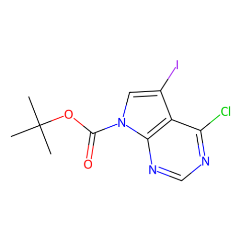 4-氯-5-碘-7H-吡咯并[2,3-d]嘧啶-7-羧酸叔丁酯,tert-Butyl 4-chloro-5-iodo-7H-pyrrolo[2,3-d]pyrimidine-7-carboxylate