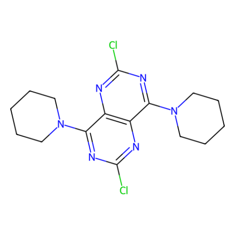 2,6-二氯-4,8-二哌啶基-嘧啶[5,4-d]嘧啶,2,6-Dichloro-4,8-dipiperidino-pyrimido[5,4-d]pyrimidine