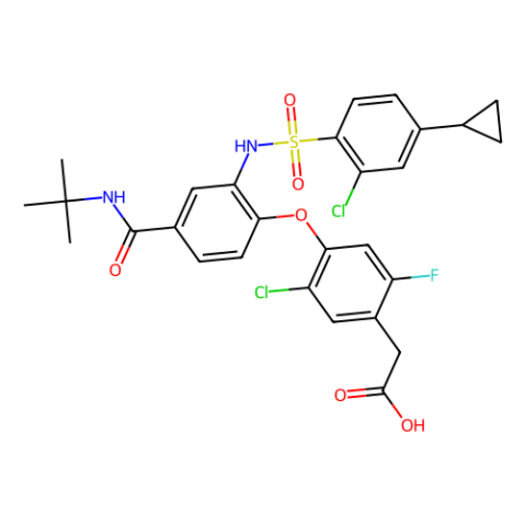 AMG 853,雙重CRTH2和前列腺素D2（PGD2）受體拮抗劑,AMG 853