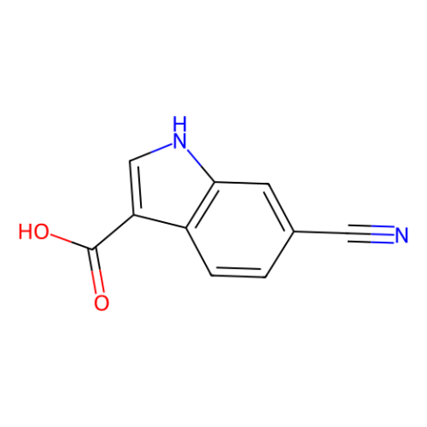 6-氰基-1H-吲哚-3-羧酸,6-Cyano-1H-indole-3-carboxylic acid