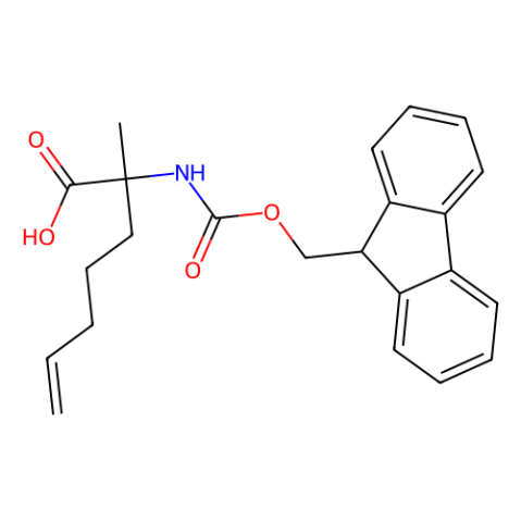 (2R)-2-N-芴甲氧羰基氨基-2-甲基-6-庚烯酸,(R)-2-((((9H-Fluoren-9-yl)methoxy)carbonyl)amino)-2-methylhept-6-enoic acid
