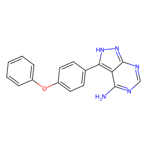 3-(4-苯氧基苯基)-1H-吡唑并[3,4-d]嘧啶-4-胺,3-(4-Phenoxyphenyl)-1H-pyrazolo[3,4-d]pyrimidin-4-amine