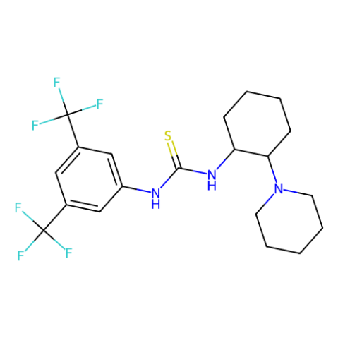N-[3,5-双(三氟甲基)苯基]-N'-[(1R,2R)-2-(1-哌啶基)环己基]硫脲,N-[3,5-Bis(trifluoromethyl)phenyl]-N'-[(1R,2R)-2-(1-piperidinyl)cyclohexyl]thiourea