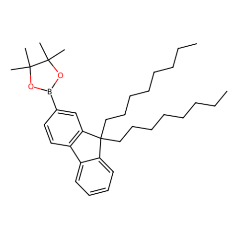 2-（9,9-二辛基-9H-芴-2-基）-4,4,5,5-四甲基-1,3,2-二氧杂硼烷,2-(9,9-Dioctyl-9H-fluoren-2-yl)-4,4,5,5-tetramethyl-1,3,2-dioxaborolane