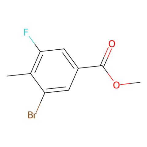 3-溴-5-氟-4-甲基苯甲酸甲酯,Methyl 3-bromo-5-fluoro-4-methylbenzoate