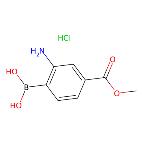 2-氨基-4-甲氧基羰基苯基硼酸盐酸盐（含有数量不等的酸酐）,2-Amino-4-methoxycarbonyl phenylboronic Acid Hydrochloride (contains varying amounts of Anhydride)