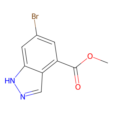 6-溴-1H-吲唑-4-甲酸甲酯,Methyl 6-bromo-1H-indazole-4-carboxylate