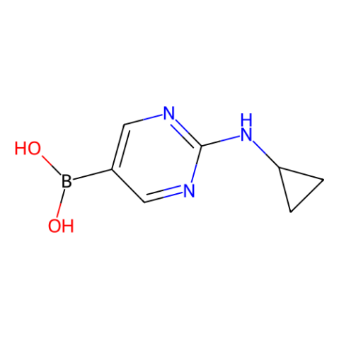 (2-(环丙基氨基)嘧啶-5-基)硼酸(含不同量的酸酐),(2-(Cyclopropylamino)pyrimidin-5-yl)boronic acid(contains varying amounts of Anhydride)
