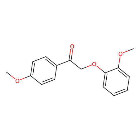 79 2-(2-甲氧基苯氧基)-1-(4-甲氧基苯基)乙酮,2-(2-Methoxyphenoxy)-1-(4-methoxyphenyl)ethanone