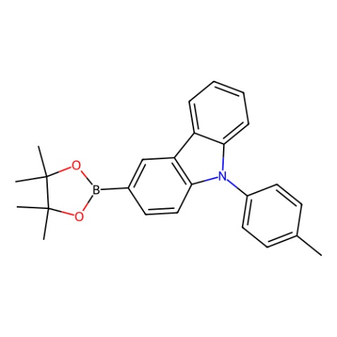 3-(4,4,5,5-四甲基-1,3,2-二氧杂环戊硼烷-2-基)-9-对甲苯基-9H-咔唑,3-(4,4,5,5-Tetramethyl-1,3,2-dioxaborolan-2-yl)-9-(p-tolyl)-9H-carbazole
