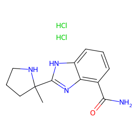 Veliparib dihydrochloride,PARP-1和-2抑制剂,Veliparib dihydrochloride