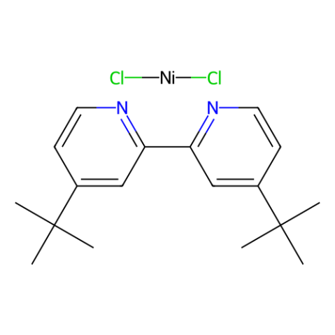 [4,4'-双(1,1-二甲基乙基)-2,2'-联吡啶]二氯化镍(II),[4,4′-Bis(1,1-dimethylethyl)-2,2′-bipyridine] nickel (II) dichloride