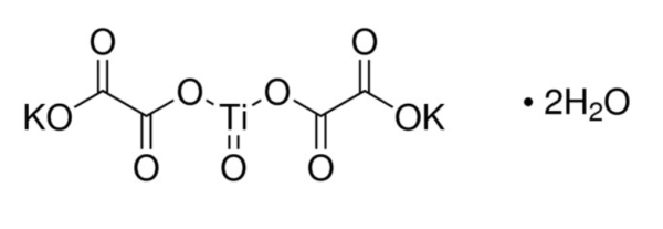 雙草酸氧化鈦(IV)酸鉀二水合物,Potassium titanium oxide oxalate dihydrate