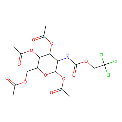 1,3,4,6-四-O-乙酰基-2-脱氧-2-(2,2,2-三氯乙氧)-β-D-吡喃葡萄糖,1,3,4,6-Tetra-O-acetyl-2-deoxy-2-(2,2,2-trichloroethoxycarbonylamino)-β-D-glucopyranose