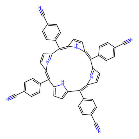 5,10,15,20-四（4-氰基苯基）卟啉,5,10,15,20-tetra(4-cyanophenyl) porphyrin