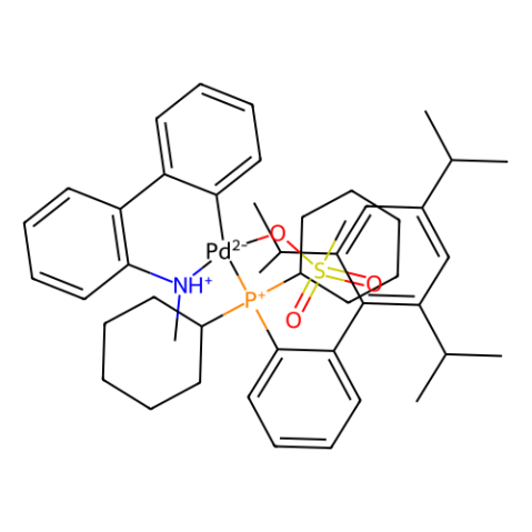 甲磺酸(2-二环己基膦-2',4',6'-三异丙基-1,1'-联苯基)(2'-甲氨-1,1'-联苯-2-基)钯(II),XPhos Pd G4