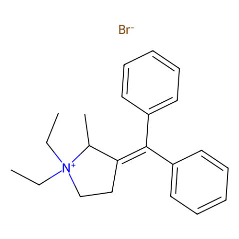 3-(二苯亚甲基)-1,1-二乙基-2-甲基吡咯烷-1-鎓溴化物,3-(Diphenylmethylene)-1,1-diethyl-2-methylpyrrolidin-1-ium bromide