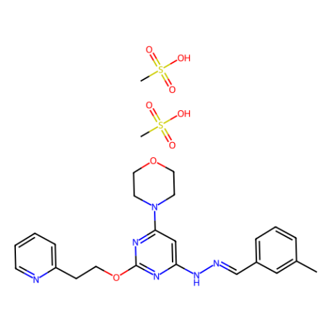 阿匹莫德二甲磺酸酯,Apilimod dimesylate