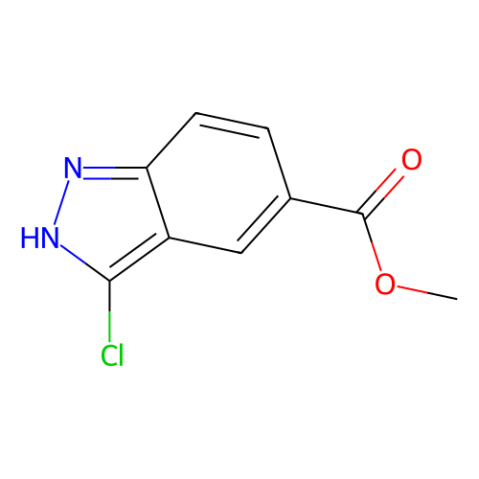 3-氯-1H-吲唑-5-羧酸甲酯,Methyl 3-chloro-1H-indazole-5-carboxylate