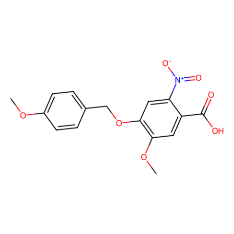 5-甲氧基-4-((4-甲氧基苄基)氧基)-2-硝基苯甲酸,5-Methoxy-4-((4-methoxybenzyl)oxy)-2-nitrobenzoic acid