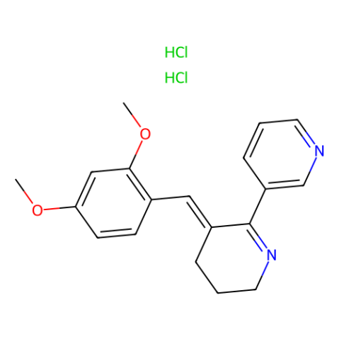 GTS-21二盐酸盐（DMBX-A）,GTS-21 dihydrochloride (DMBX-A)