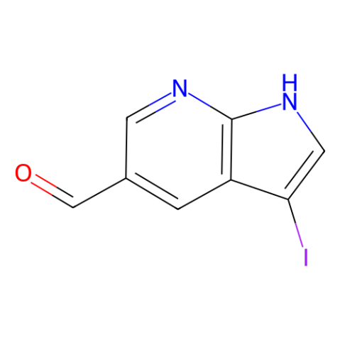 3-碘-1h-吡咯并[2,3-b]吡啶-5-甲醛,3-Iodo-1h-pyrrolo[2,3-b]pyridine-5-carbaldehyde