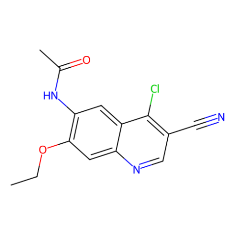 N-(4-氯-3-氰基-7-乙氧基喹啉-6-基)乙酰胺,N-(4-chloro-3-cyano-7-ethoxyquinolin-6-yl)acetamide