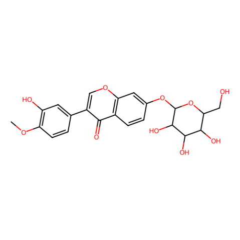 毛蕊异黄酮苷,Calycosin-7-O-beta-D-glucoside