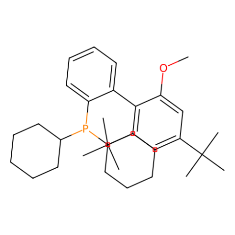 2-二环己基膦基-2''-甲氧基-4''，6''-二叔丁基-1,1''-联苯,2-Dicyclohexylphosphino-2''-methoxy-4'',6''-di-t-butyl-1,1''-biphenyl