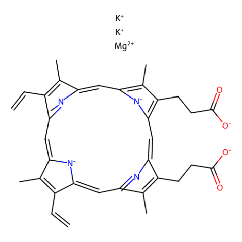 原卟啉镁IX二钾盐,Mg(II) Protoporphyrin IX Dipotassium Salt