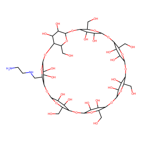 单-(6-乙二胺基-6-去氧)-β-环糊精,Mono-(6-ethanediamine-6-deoxy)-β-cyclodextrin