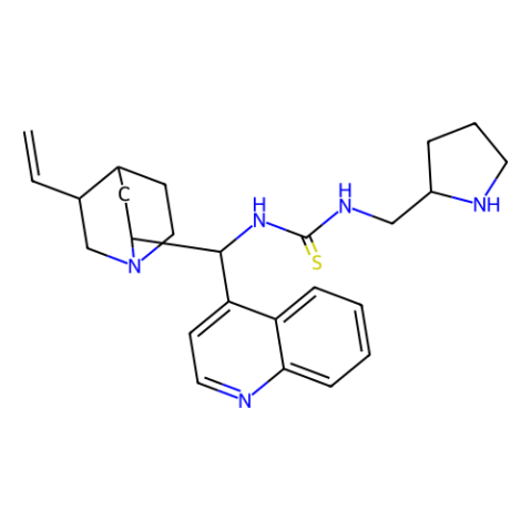 N-[(8α,9S)-奎宁-9-基]-N'-[(2R)-2-吡咯烷基甲基]硫脲,N-(8α,9S)-Cinchonan-9-yl-N''-[(2R)-2-pyrrolidinylmethyl]thiourea