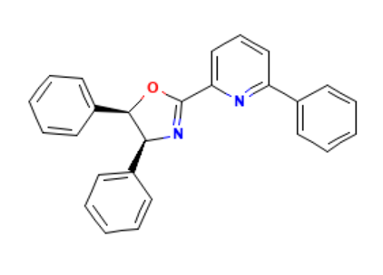 (4S,5R)-4,5-二苯基-2-(6-苯基吡啶-2-基)-4,5-二氢恶唑,(4S,5R)-4,5-Diphenyl-2-(6-phenylpyridin-2-yl)-4,5-dihydrooxazole