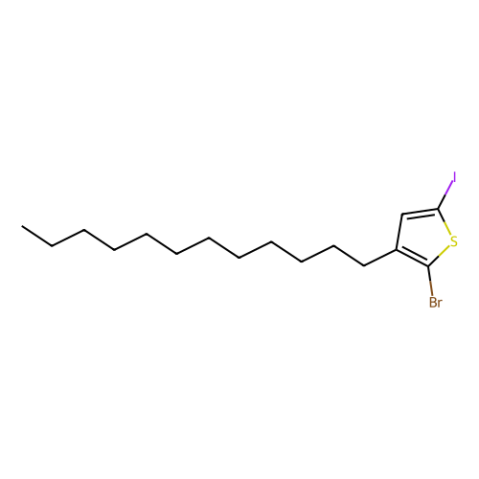 2-溴-3-十二烷基-5-碘噻吩 (含稳定剂铜屑),2-Bromo-3-dodecyl-5-iodothiophene (stabilized with Copper chip)