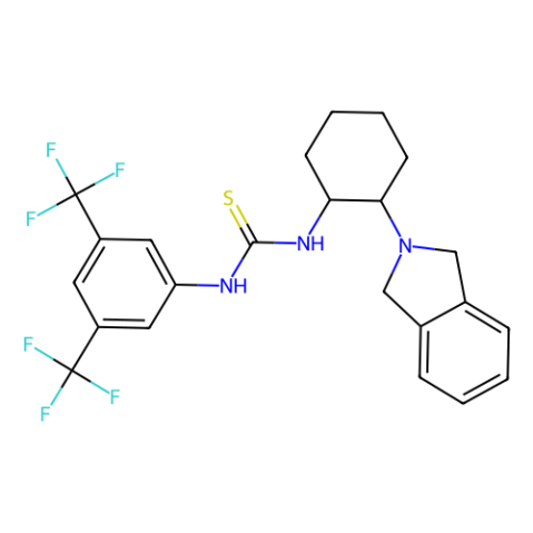 N-[3,5-雙(三氟甲基)苯基]-N'-[(1R,2R)-2-(1,3-二氫-2H-異吲哚-2-基)環(huán)己基]硫脲,N-[3,5-Bis(trifluoromethyl)phenyl]-N'-[(1R,2R)-2-(1,3-dihydro-2H-isoindol-2-yl)cyclohexyl]thiourea