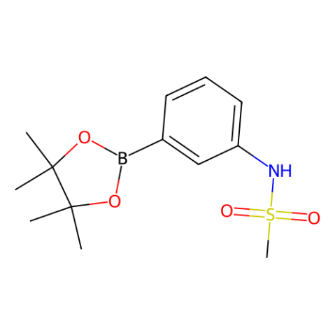 3-甲烷磺酰氨基苯基硼酸頻哪醇酯(含數(shù)量不等的酸酐),3-Methylsulfonylaminophenylboronic acid, pinacol ester(contains varying amounts of Anhydride)