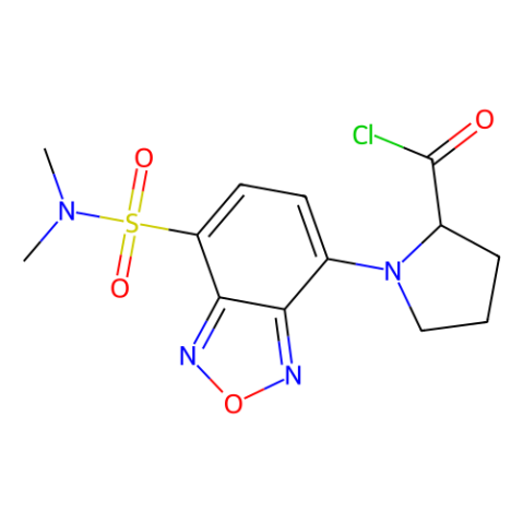 (S)-(-)-DBD-Pro-COCl [=(S)-(-)-4-(N,N-二甲氨基磺酰基)-7-(2-氯甲酰四氢吡咯-1-基)-2,1,3-苯并恶二唑][用于旋光纯度测定的高效液相色谱标记试剂],(S)-(-)-DBD-Pro-COCl [=(S)-(-)-4-(N,N-Dimethylaminosulfonyl)-7-(2-chloroformylpyrrolidin-1-yl)-2,1,3-benzoxadiazole] [HPLC Labeling Reagent for e.e. Determination]