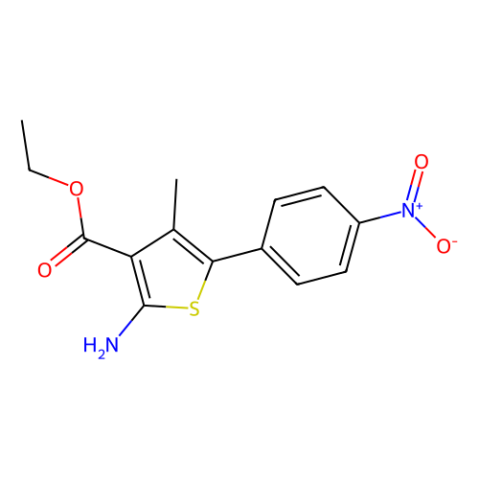 2-氨基-4-甲基-5-(4-硝基苯基)噻吩-3-羧酸乙酯,Ethyl 2-amino-4-methyl-5-(4-nitrophenyl)thiophene-3-carboxylate