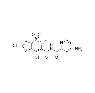 氯诺昔康杂质42,6-chloro-4-hydroxy-2-methyl-N-picolinoyl-2H-thieno[2,3-e][1,2]thiazine-3-carboxamide 1,1-dioxide, ammonia salt